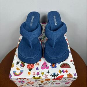 Jeffrey Campbell Blue Sandals